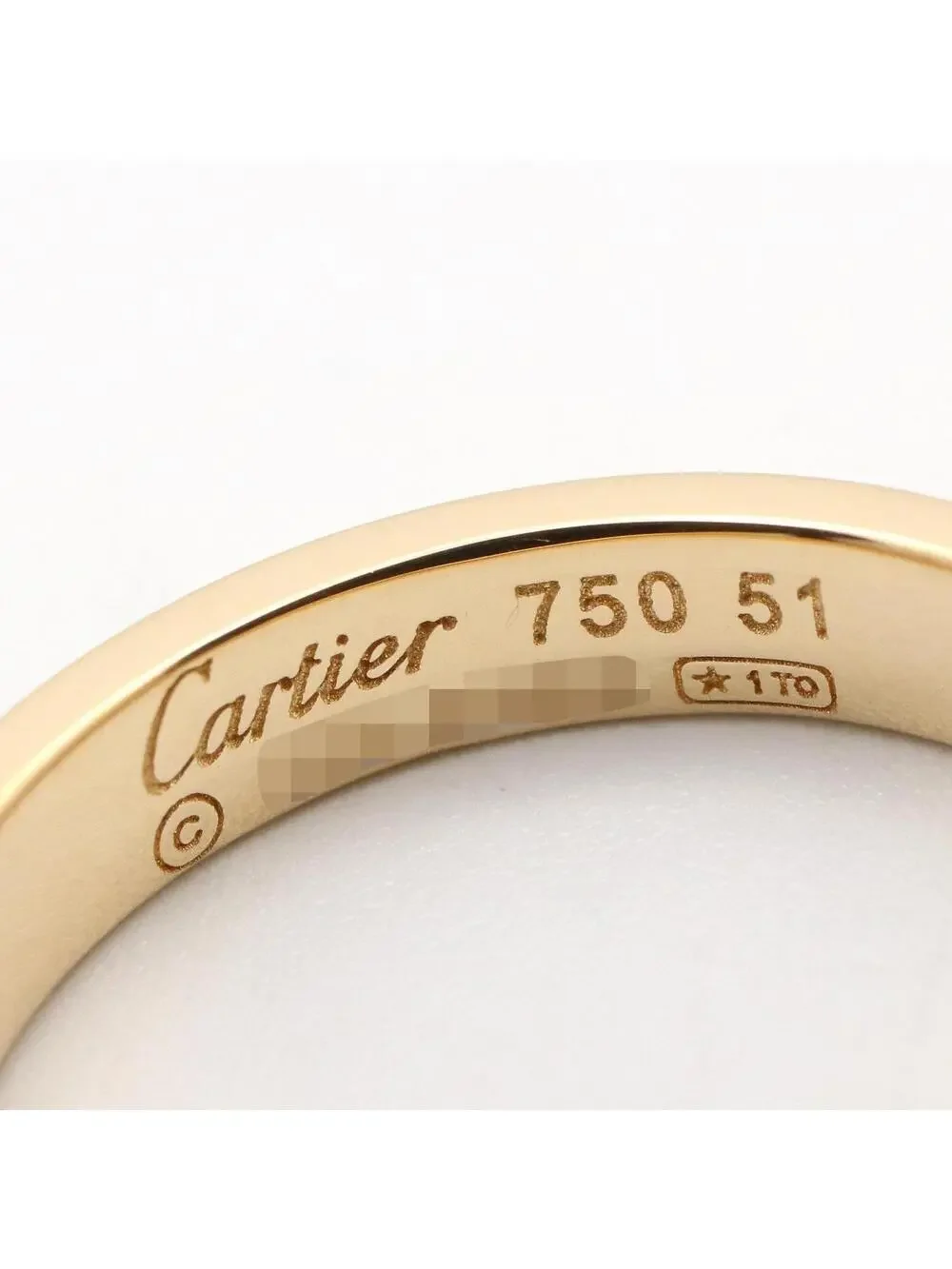 Cartier Mini Love Ring 18Kyg Yellow #282694C13B - Picture 4 of 8